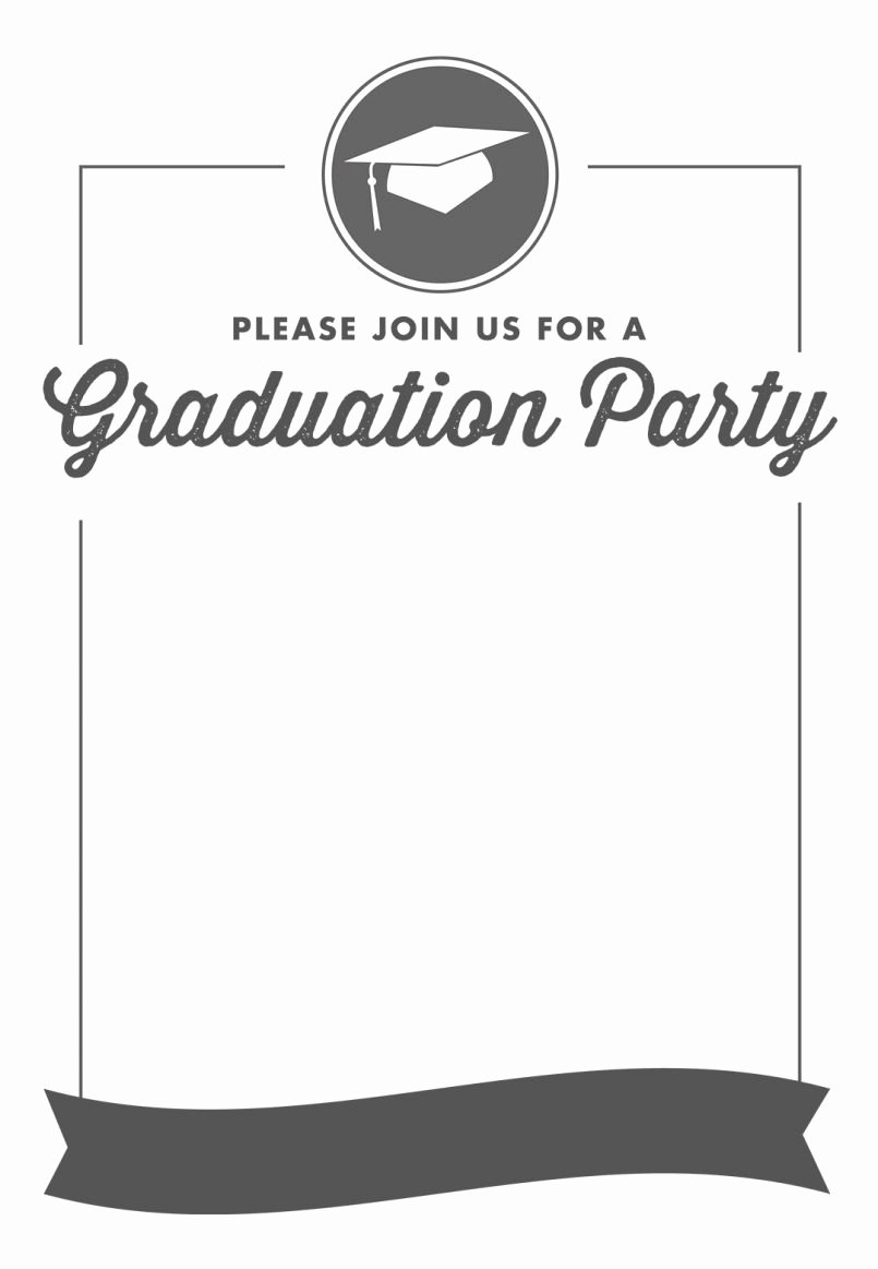 Graduation Dinner Invitation Template Awesome Blank Graduation Invitation Templates