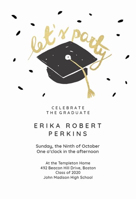 Graduation Party Invitation Template Free Beautiful Graduation Party Invitation Templates Free