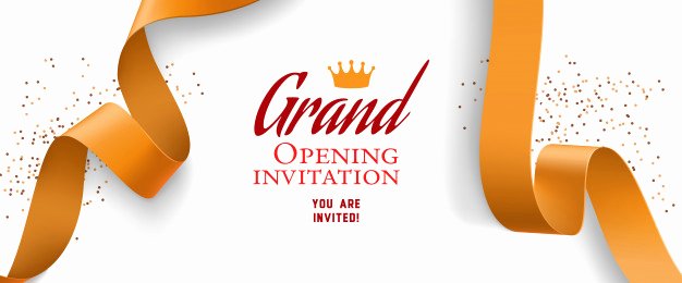 Grand Opening Invitation Template Free Fresh Opening Invitation Vectors S and Psd Files