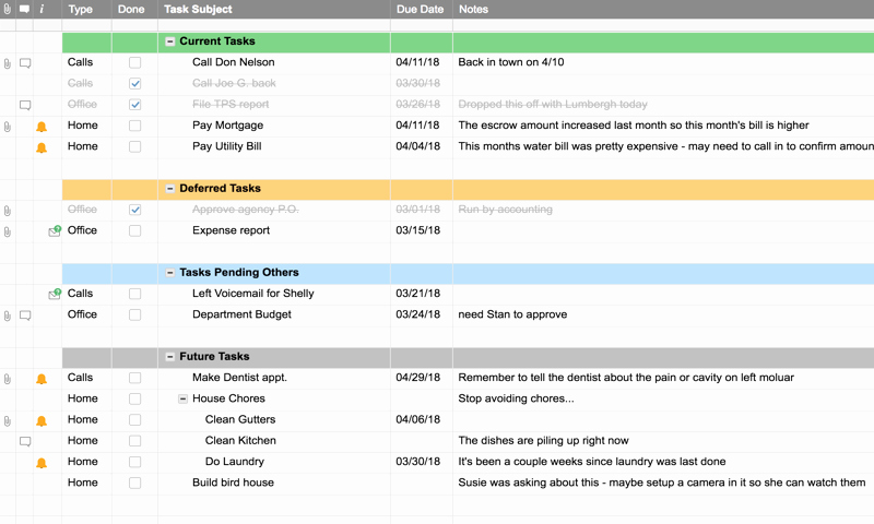 Gtd Excel Template Doctemplates - vrogue.co