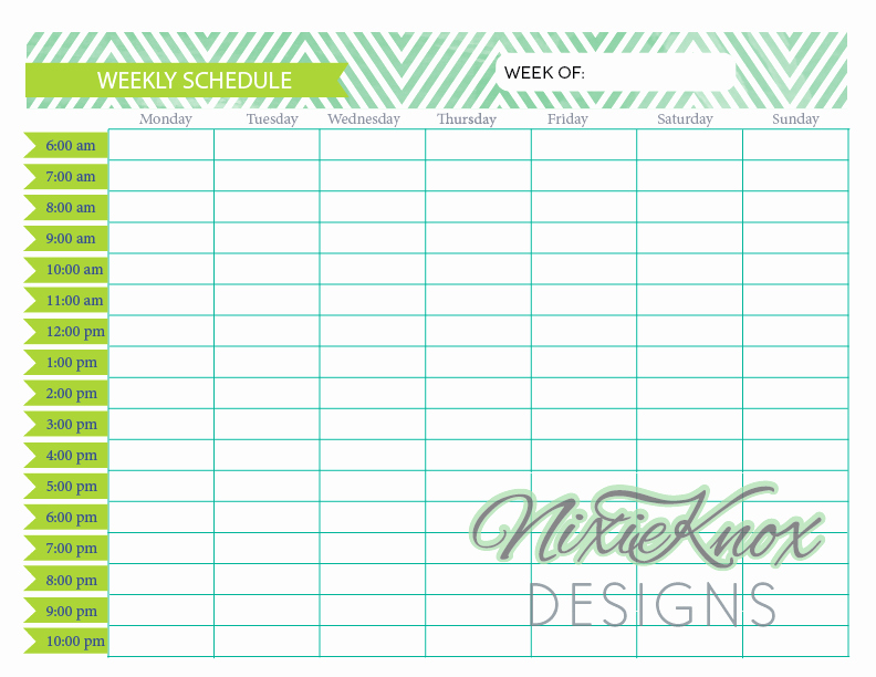 Half Hour Schedule Template Unique the Mischievous Mommy Word Magnet Schedule