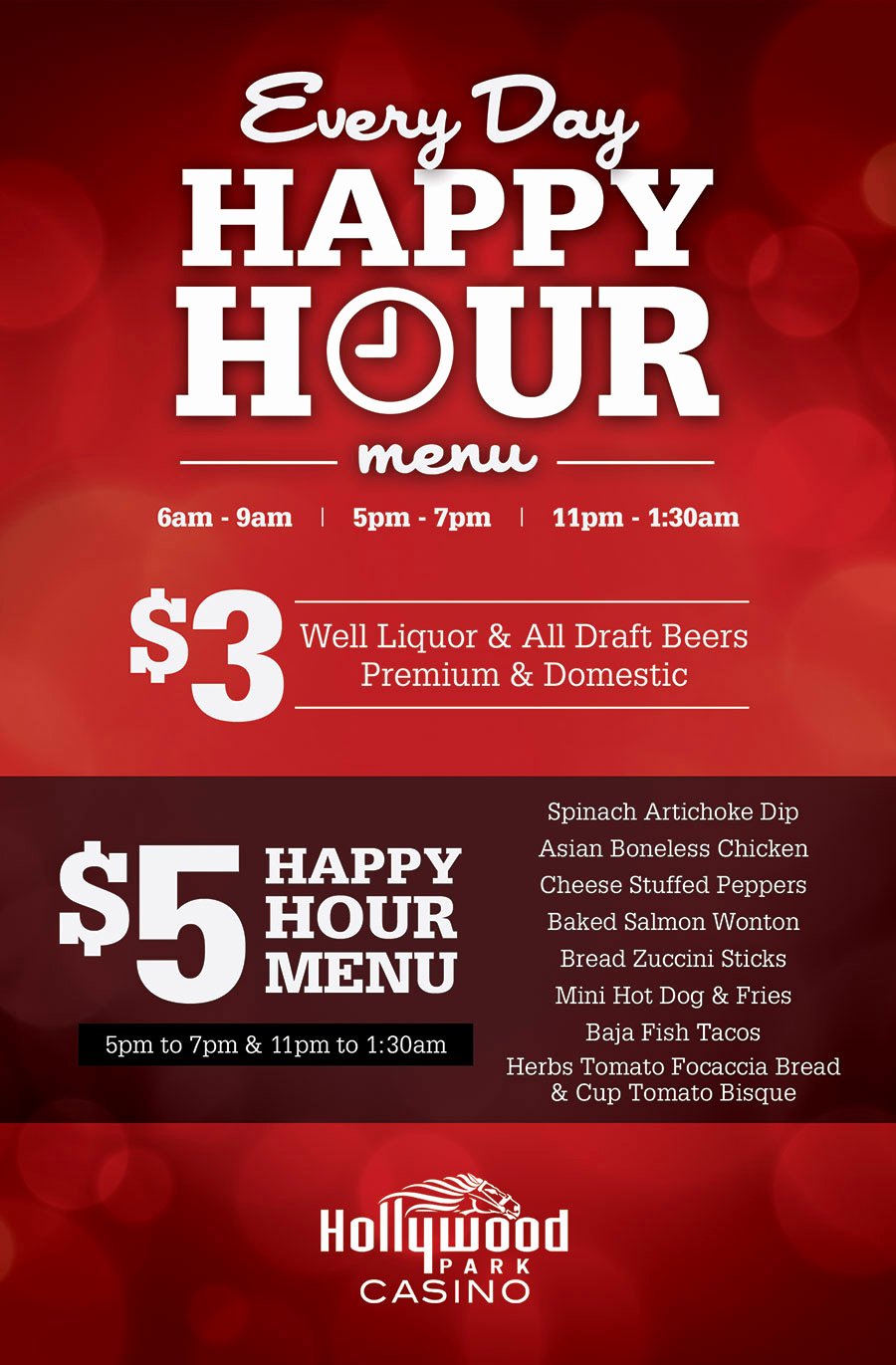 Happy Hour Invitation Email Template Fresh Hollywood Park Casino • Dining