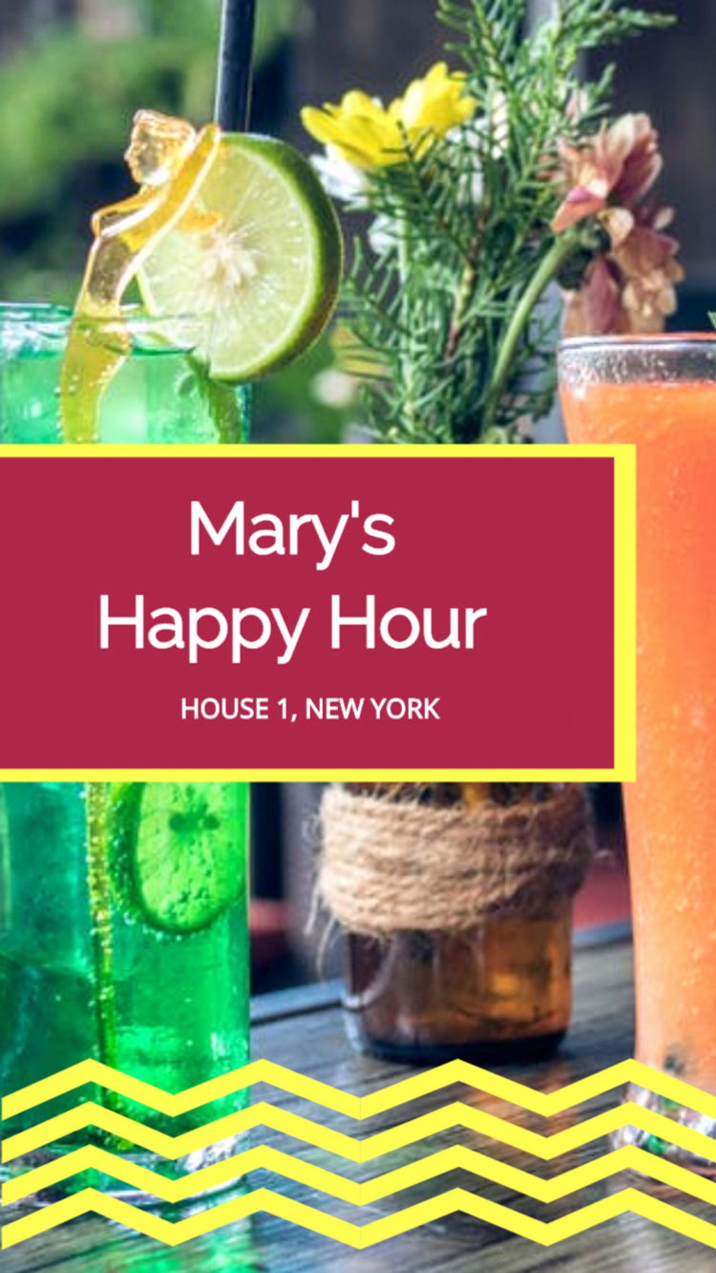 026 happy hour flyers flyer templates creative market template ideas