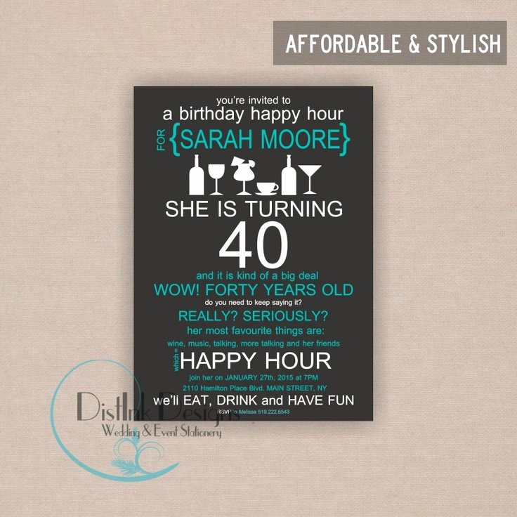 Happy Hour Invitation Email Template Unique Happy Birthday Invitation Wording