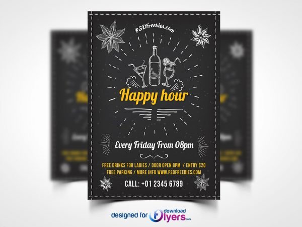 Happy Hour Invitation Template Lovely Flyer