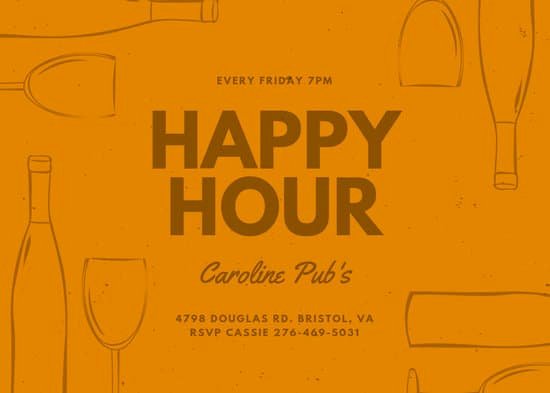 Happy Hour Invitation Template Unique Customize 88 Happy Hour Invitation Templates Online Canva