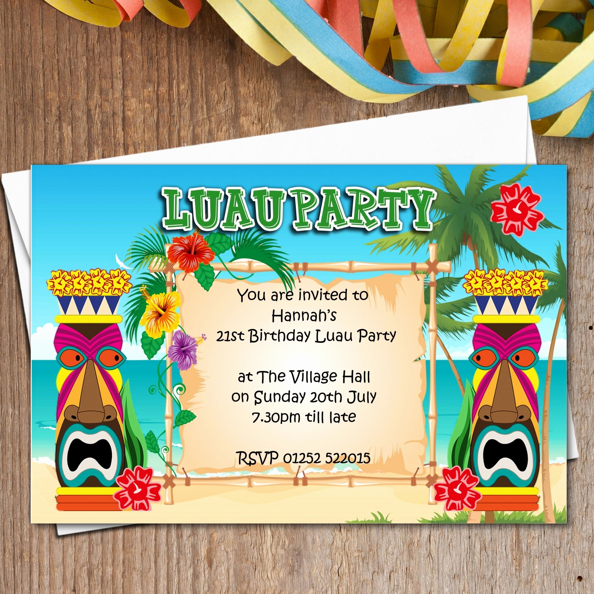 Hawaiian themed Invitation Template Inspirational 5 Impactful Hawaiian theme Party Invitations