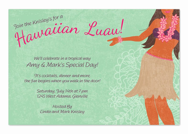 Hawaiian themed Invitation Template Luxury Hawaiian Luau Party Invitations by Invitation