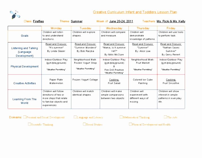 Head Start Lesson Plan Template Fresh Teacher Lesson Plan Free Head Start Lesson Plan Template