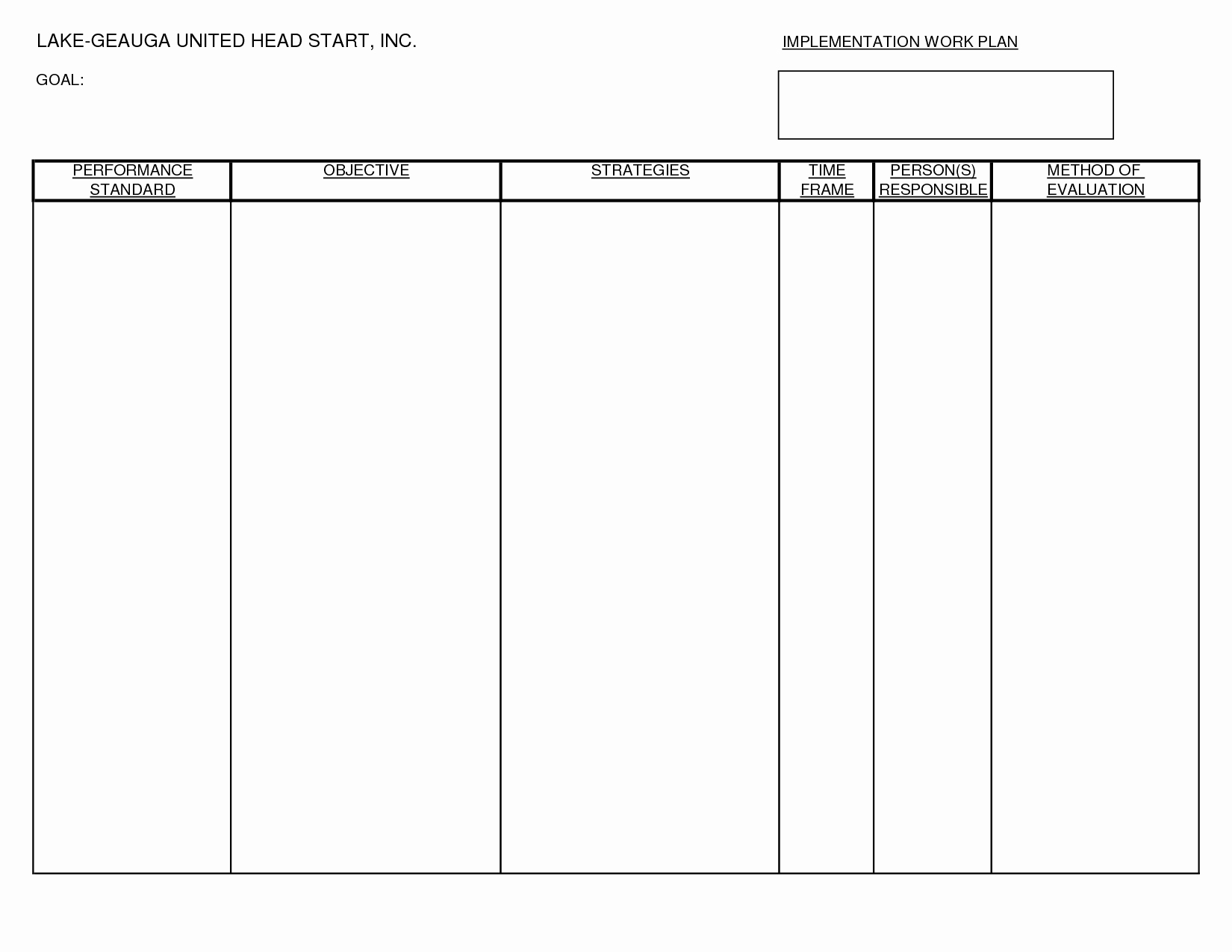 Head Start Lesson Plan Template Unique Physical Activity Plan Preschool