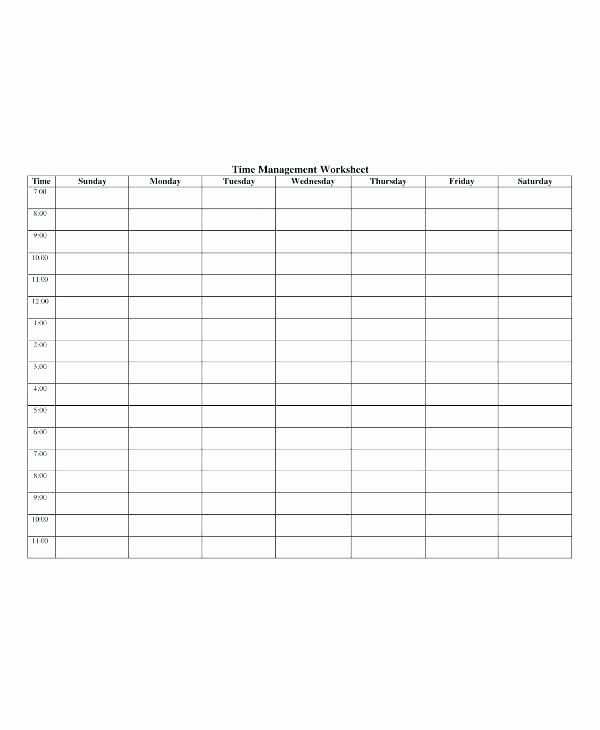 High School Schedule Template Luxury Time Management Template for Students – Vseo Tefo