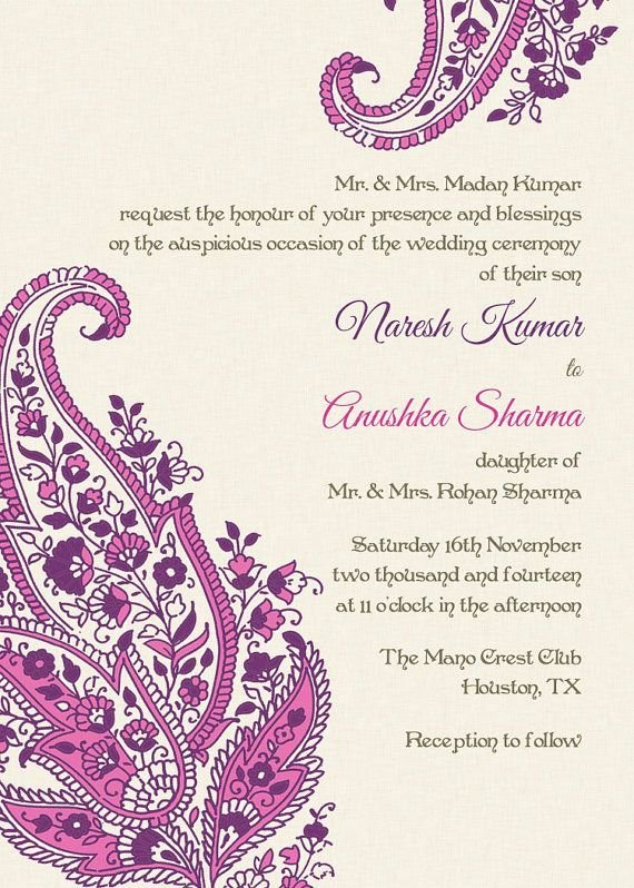 Hindu Wedding Invitation Template Lovely Indian Wedding Invitation Wording Template