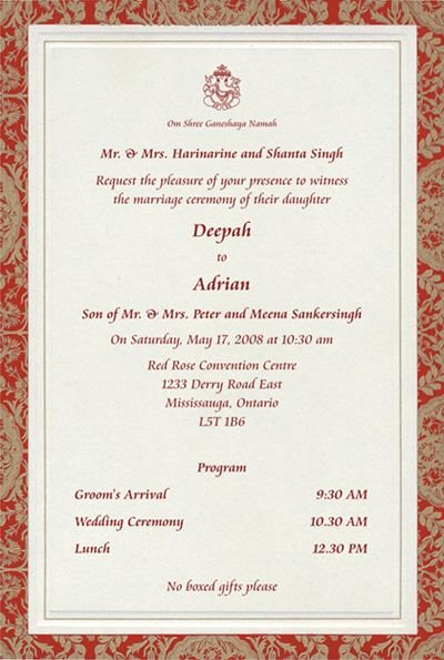 Hindu Wedding Invitation Template Lovely to Magnify Shrink In 2019