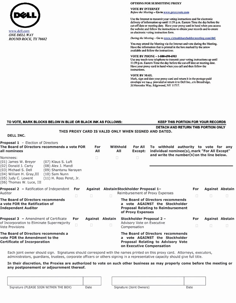 Hoa Proxy Vote form Template Best Of 26 Of Homeowners association Proxy form Template