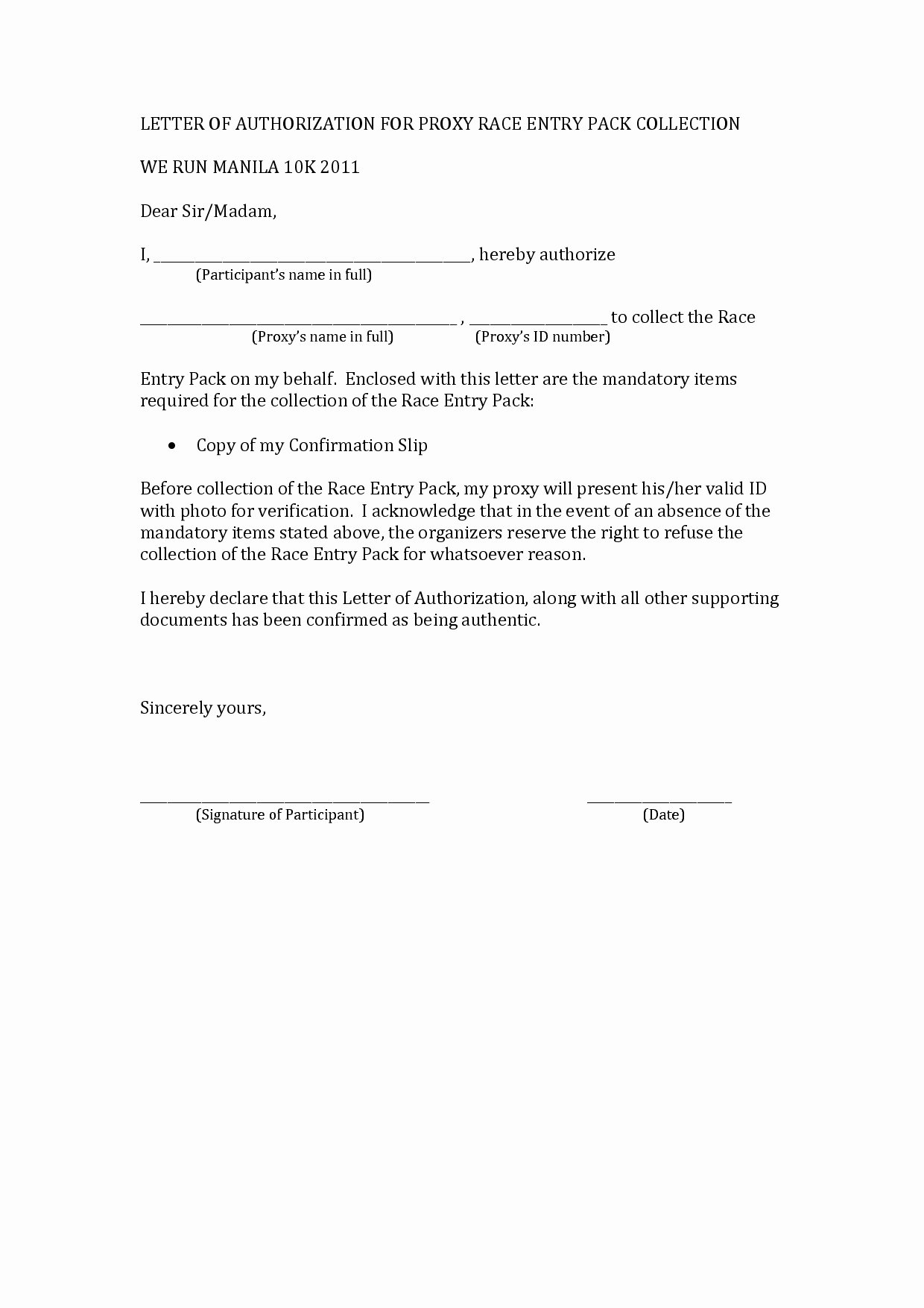 Hoa Proxy Vote form Template New Proxy Letter Template Collection