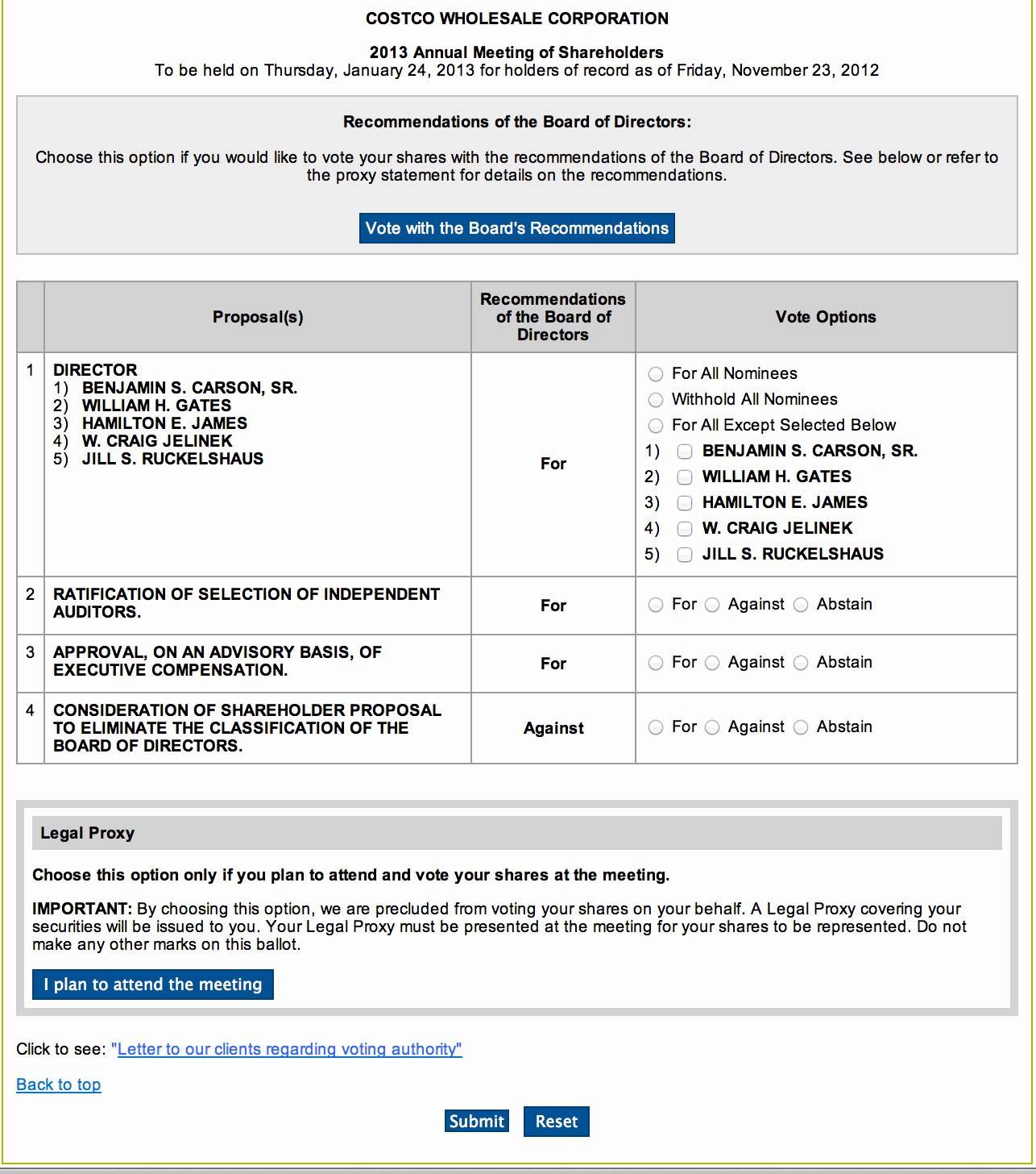 Hoa Proxy Vote form Template Unique 27 Of Template Ny Proxy Voting form