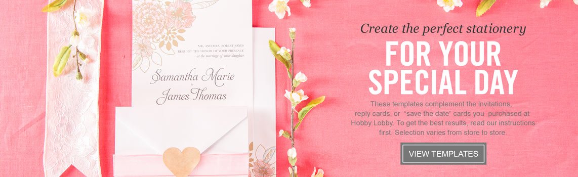 Hobby Lobby Wedding Invitations Template Unique Wedding Templates