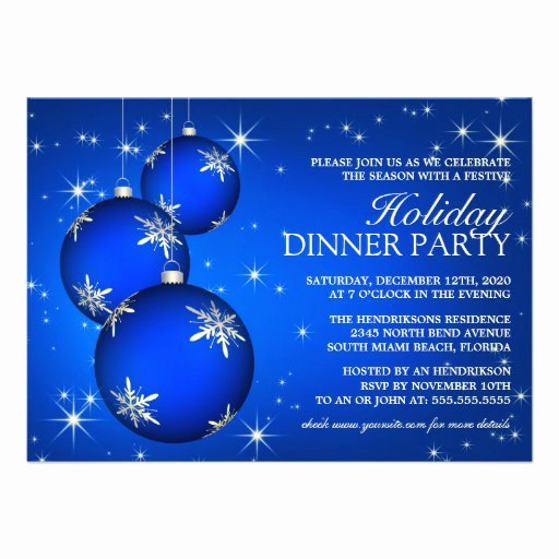 Holiday Dinner Invitation Template New Holiday Dinner Party Invitation Template