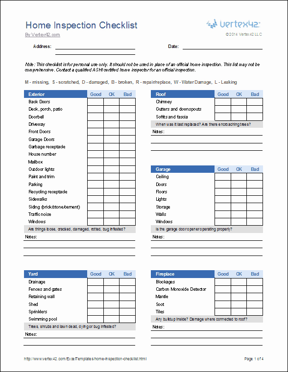 Home Inspection form Template Beautiful Pool Deck Ideas Designs Landscape Maintenance Excel