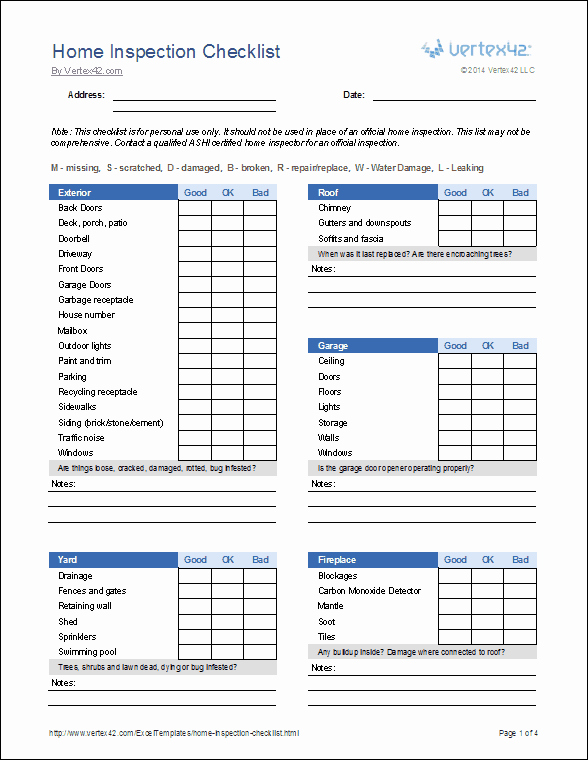 Home Inspection form Template Best Of Apartment Walk Through Checklist Template Nice Apartement