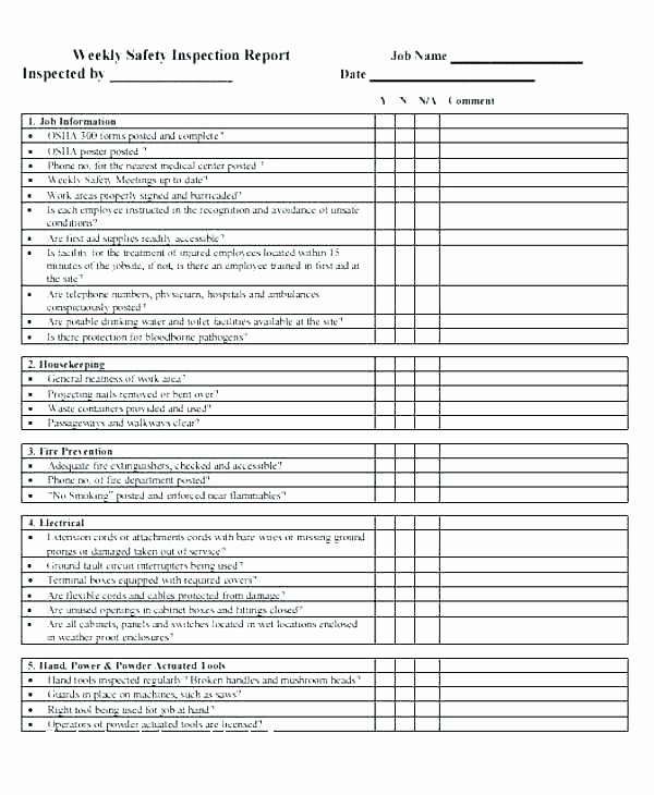 home inspection report template