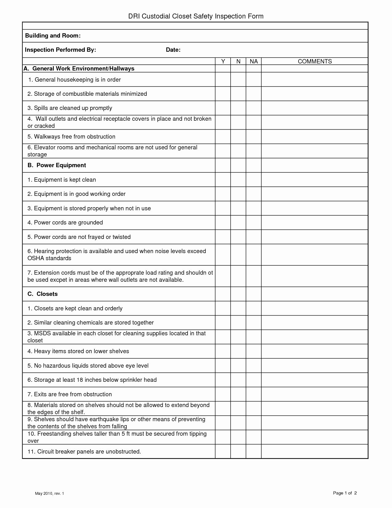 Home Inspection form Template New 27 Of Electrical Checklist Template