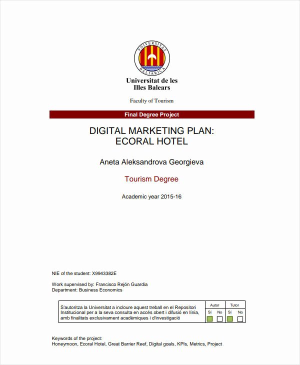 Hotel Marketing Plan Template Fresh 12 Hotel Marketing Plan Templates Pdf Word Docs