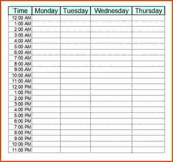 Hour by Hour Schedule Template Best Of 3 Hourly Schedule Template Bookletemplate