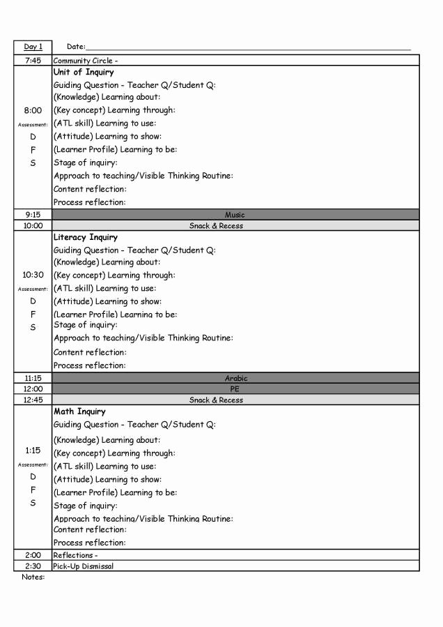 Ib Lesson Plan Template New Blog Archives Gateprogram