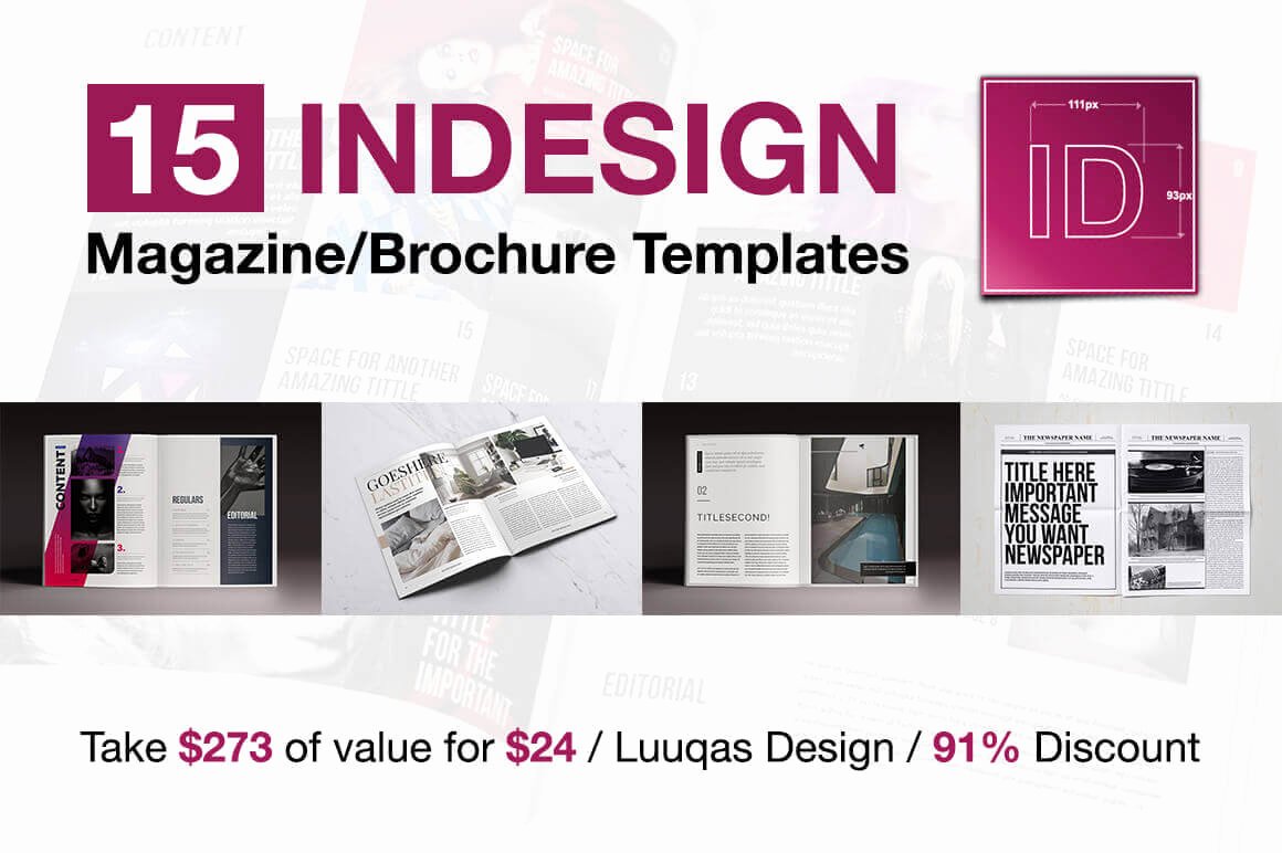 Indesign order form Template Beautiful Last Chance 15 Indesign Magazine &amp; Brochure Templates