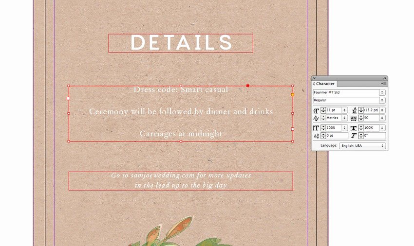 Indesign Wedding Invitation Template Lovely How to Create A Rustic Wedding Invitation Template In