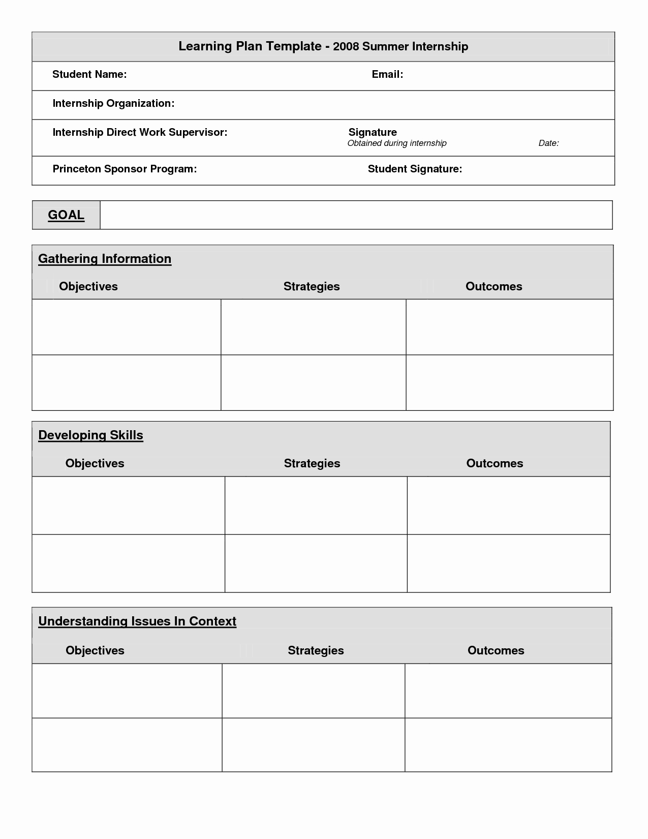 Individual Education Plan Template Elegant Best S Of Individual Learning Plan Template