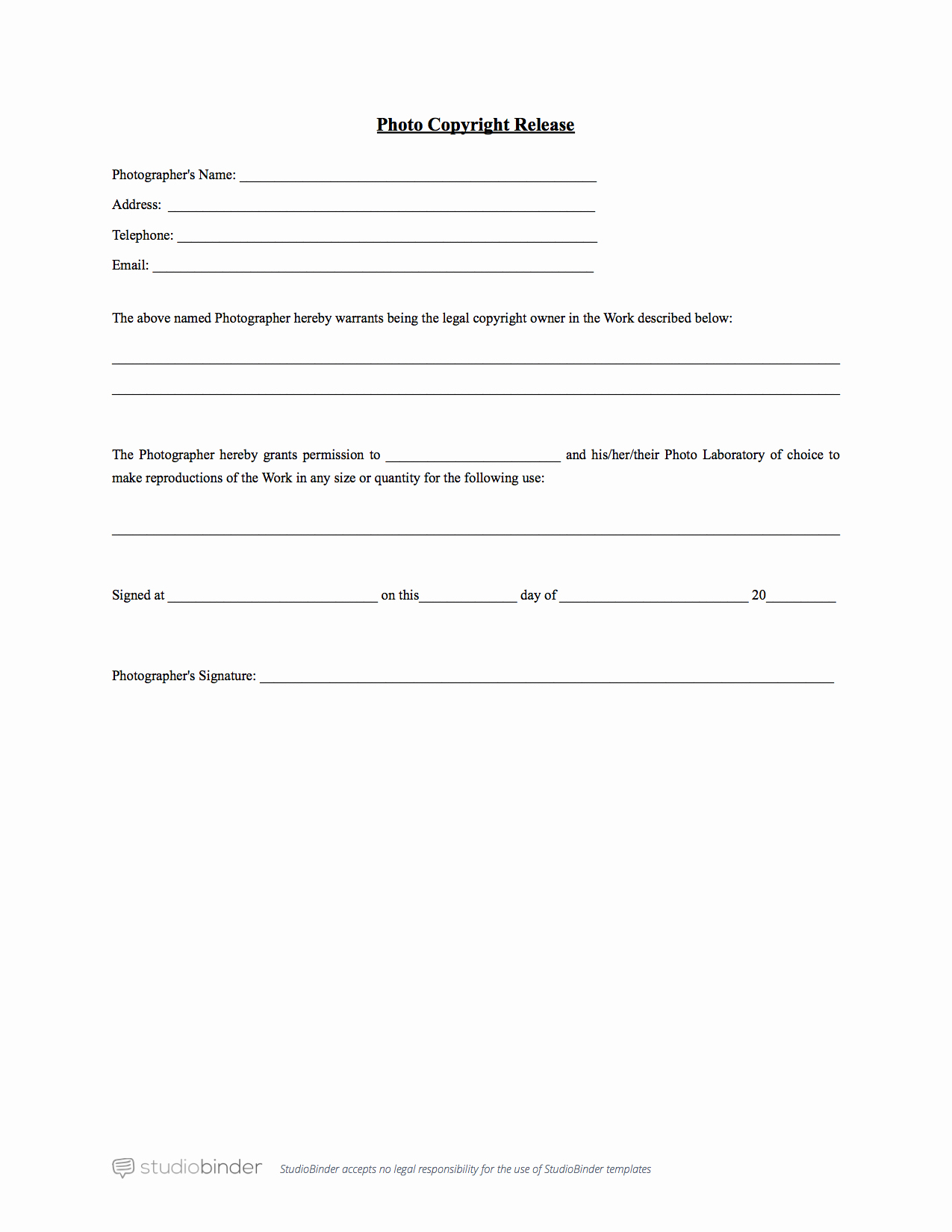 Information Release form Template Luxury why You Should Have A Release form Template