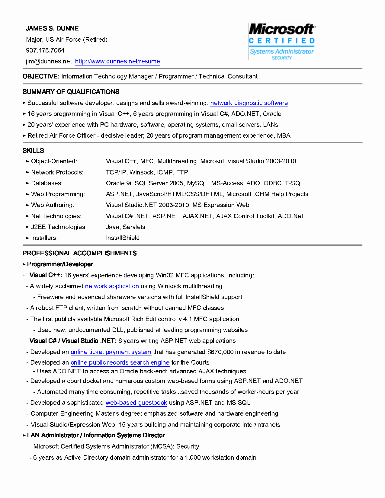 Information Technology Resume Template Beautiful Sample Resume Objectives for Information Technology
