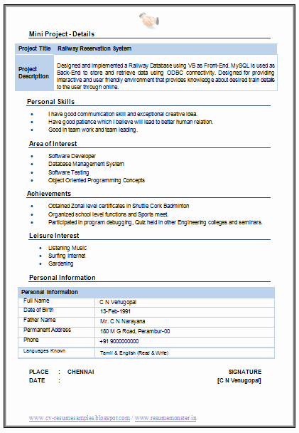 Information Technology Resume Template Inspirational Over Cv and Resume Samples with Free Download