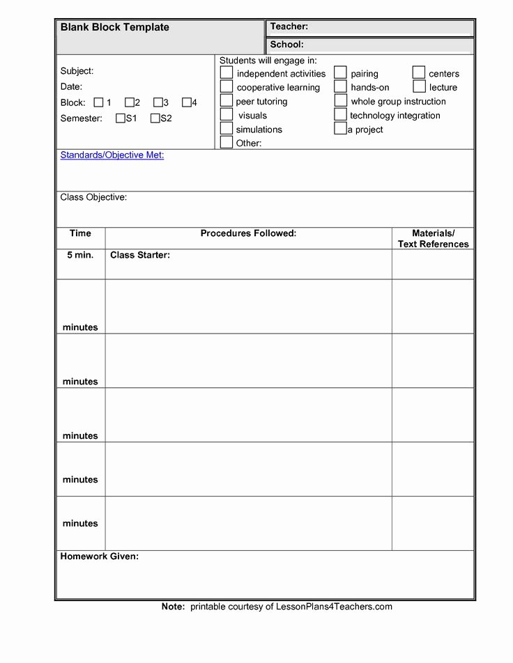 Integrated Lesson Plan Template Luxury Lesson Plan Template Teacher by Bmt Mud9nsnq