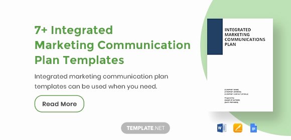 Integrated Marketing Plan Template Beautiful 7 Integrated Marketing Munication Plan Templates Pdf