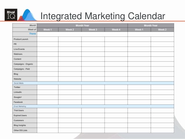 Integrated Marketing Plan Template New Building An Integrated Marketing Plan