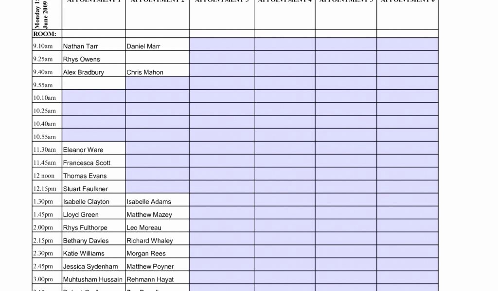 Interview Schedule Template Excel Fresh Interview Schedule Template Excel