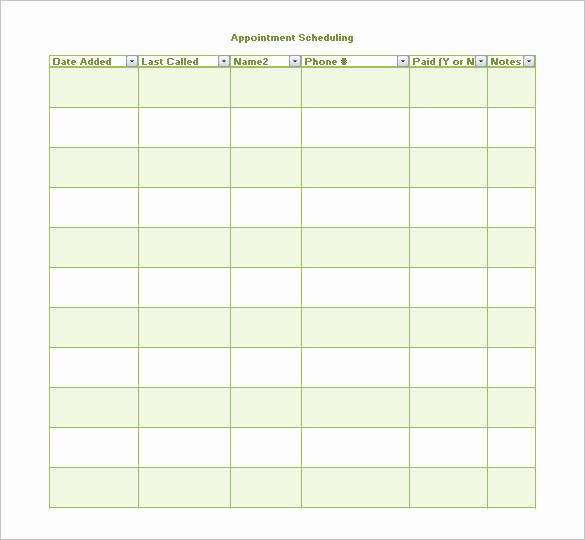 schedule templates pdf word excel