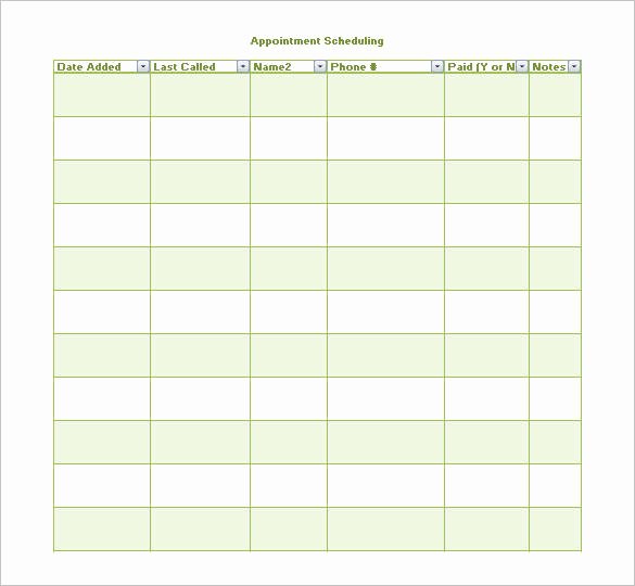 schedule templates pdf word excel