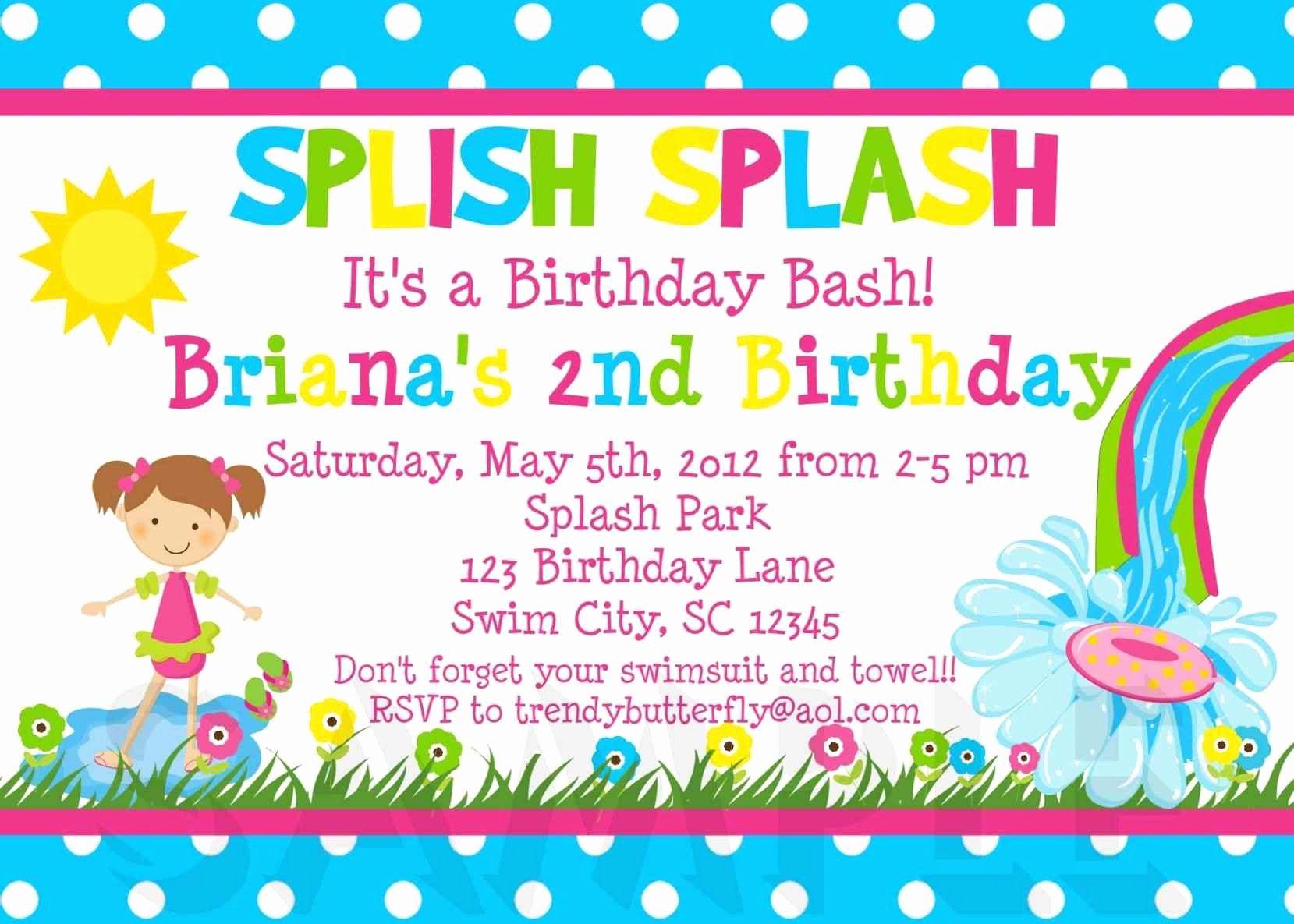 Kids Party Invitation Template Elegant Free Kids Party Invitation Templates Template Update234