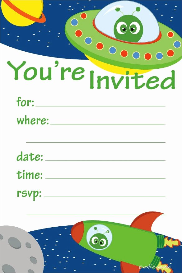 Kids Party Invitation Template Inspirational 40 Kids Birthday Invitation Templates – Psd Ai Word