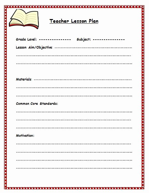 Lesson Plan Template College Awesome Free Lesson Plan Template