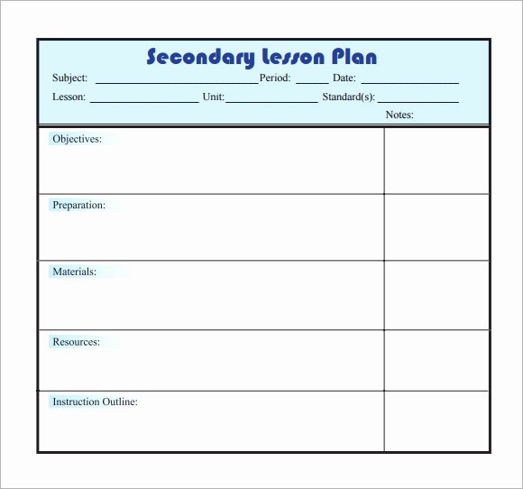 Lesson Plan Template Daily Elegant 27 Of Simple Esl Lesson Plan Template Daily