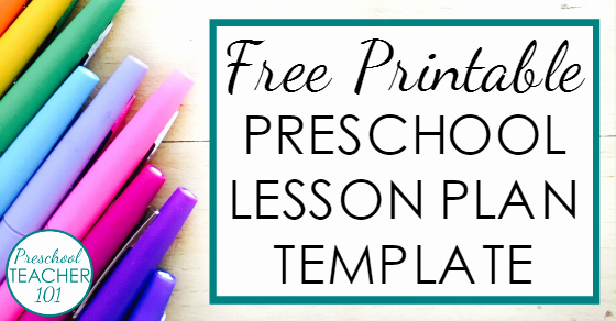 Lesson Plan Template Free Printable Luxury Preschool Lesson Plan Template for Weekly Planning