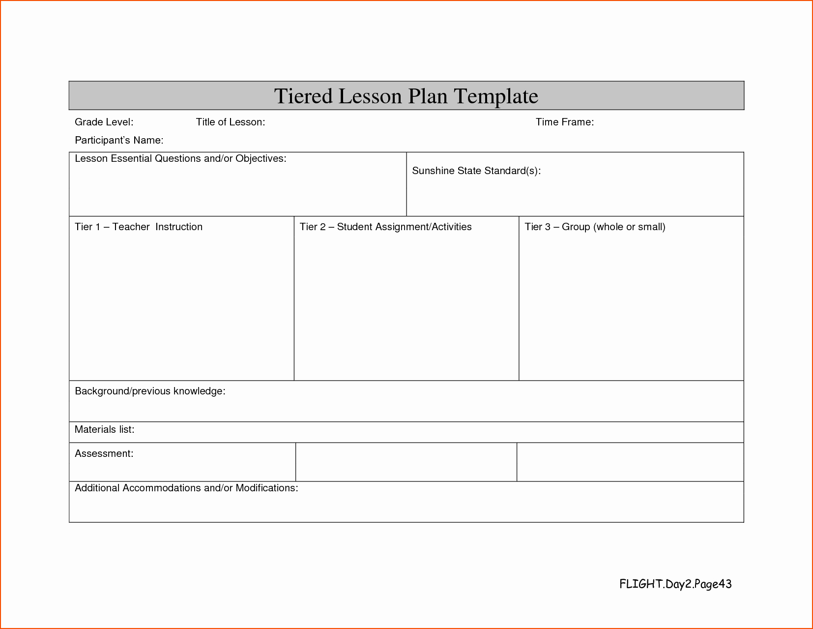 Lesson Plan Template Word Doc Unique 8 Lesson Plan Template Doc Bookletemplate