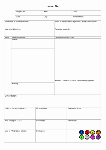 Lesson Plans Blank Template Beautiful Lesson Plan Blank Templates by Schmidty707 Teaching