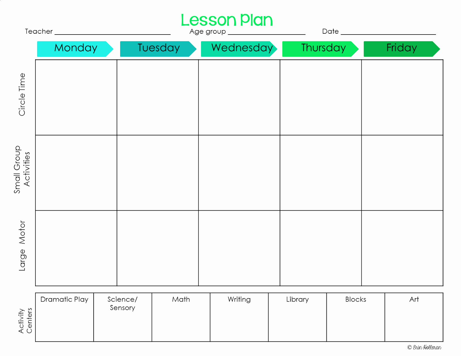 Lesson Plans Template Free Fresh Preschool Ponderings Make Your Lesson Plans Work for You