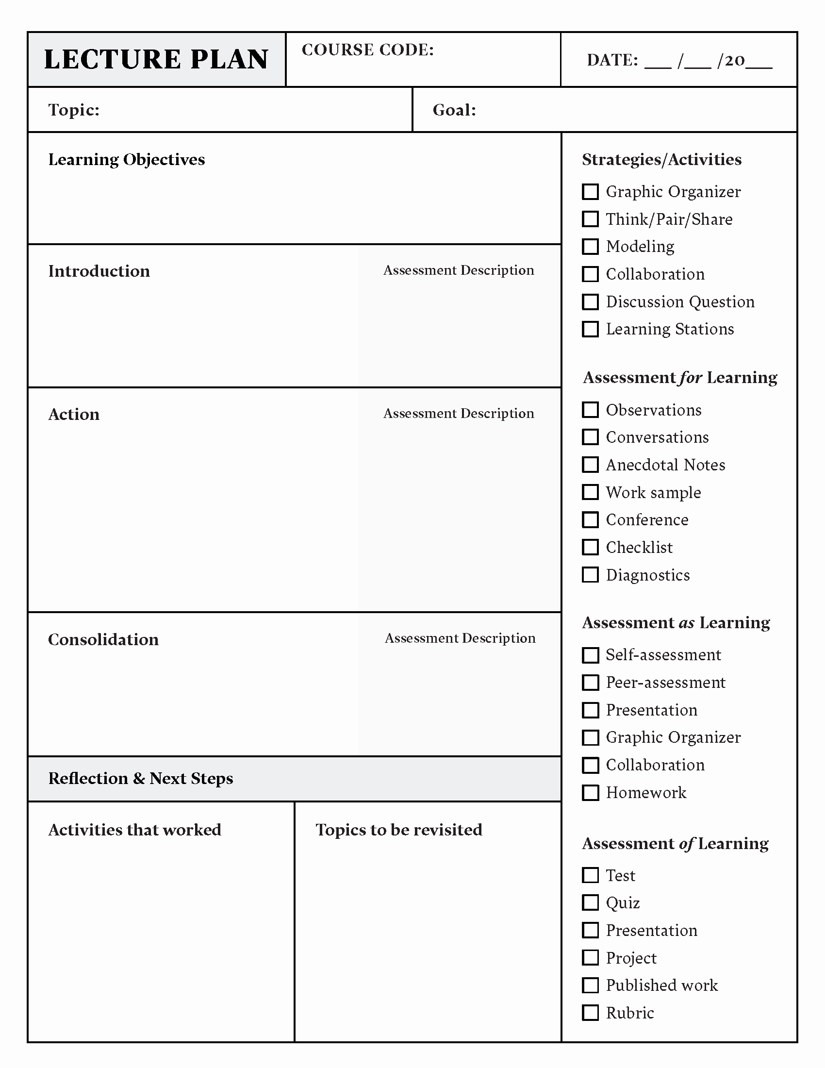 Lesson Plans Template Free Inspirational Lesson Plan Template Download In Word or Pdf